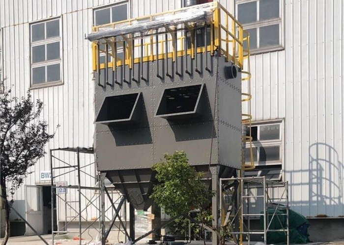 Outside Fabric Filter Dust Collector / Foundries Flour Mill Dust Collector