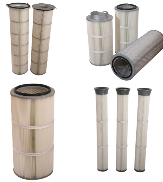 Polyester Dust Filter Cartridge pleated filter cartridge air filter cartridge