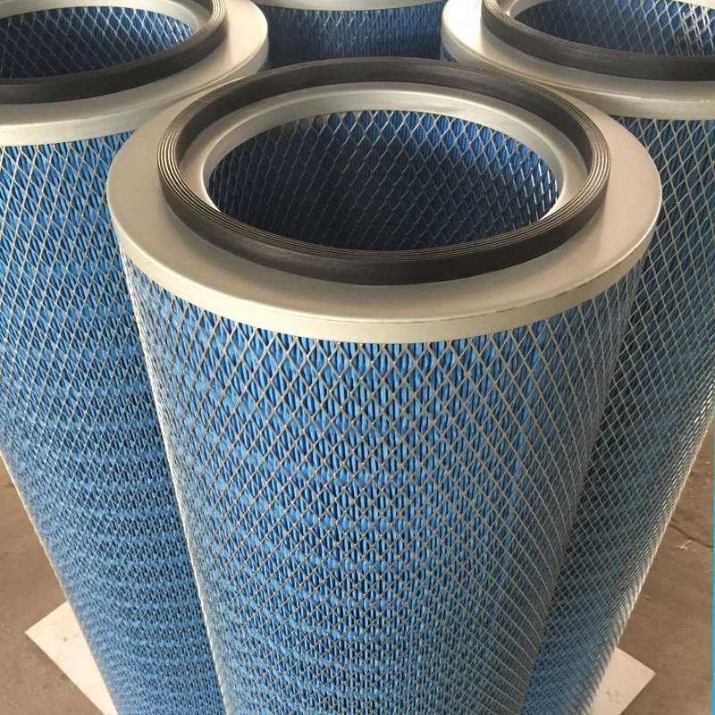 Conical Gas Turbine Filters Anti Static Membrane Material Standard Weight