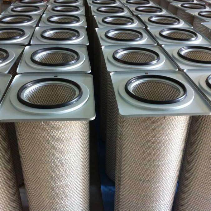 Air Pleated Polyester Filter Cartridge Industrial Dust Collector Support
