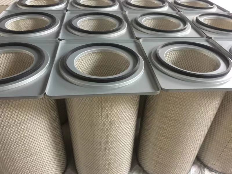 Fire Resistant Gas Turbine Filters Aluminized Spunbonded Polyester Material