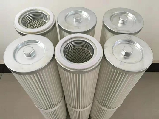 Air Pleated Filter Cartridge Dust Collector For Spray Booths Wood Working