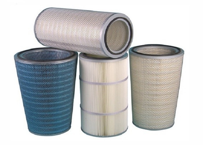 Powder Spraying Industrial Air Filter Cartridges for Clean and Safe Work Environment