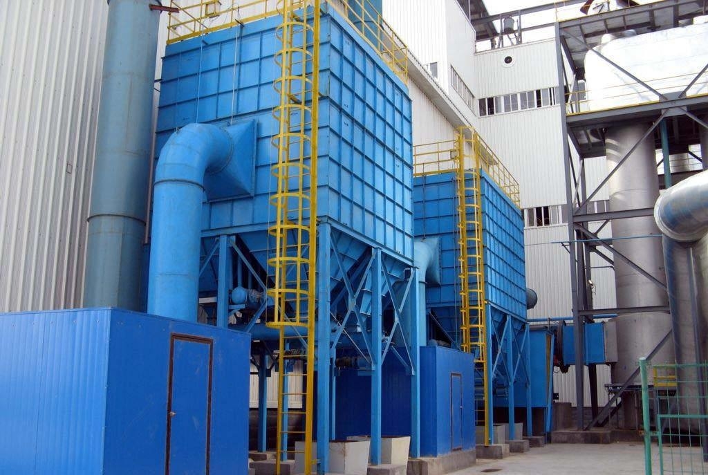 Outside Cement Dust Collector / Heavy Duty Industrial Dust Extraction System